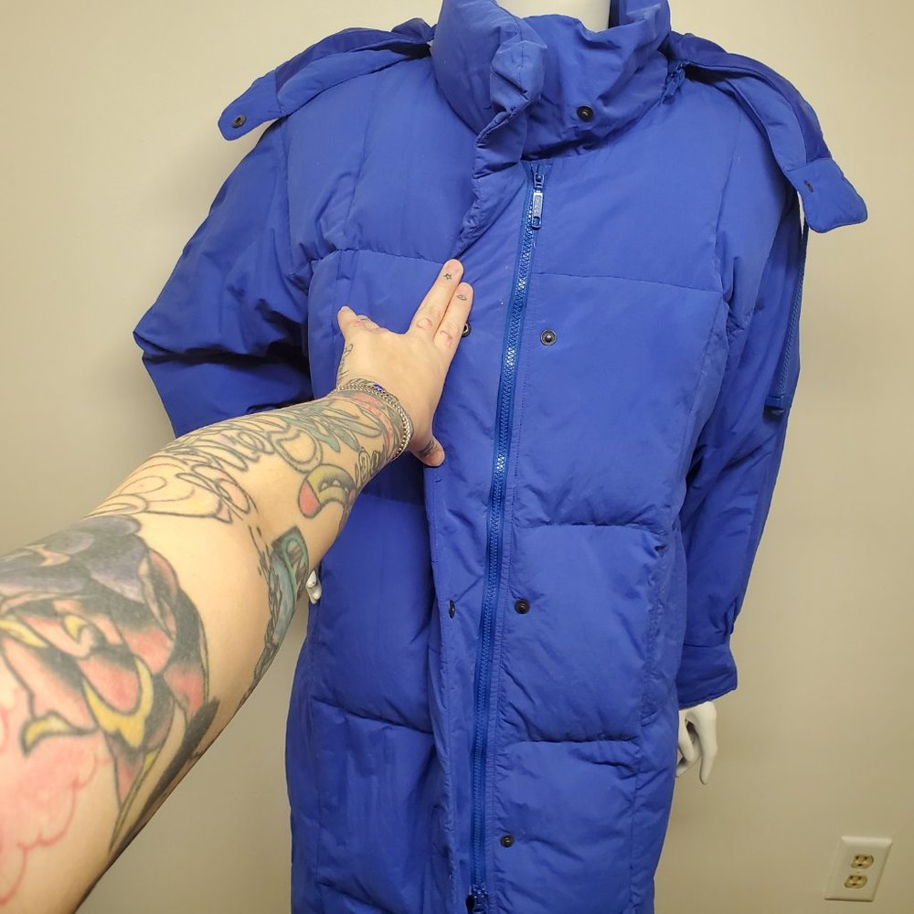 Eddie Bauer Vintage Down Commuter Puffer Coat Hood - Picture 10 of 13